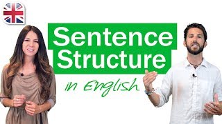 English Sentence Structure  English Grammar Lesson [upl. by Aciraa]