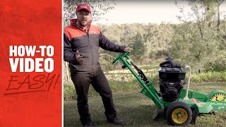 How to Use a Stump Grinder [upl. by Edva]