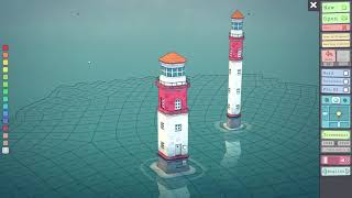 Townscaper how to build a lighthouse [upl. by Rayham863]