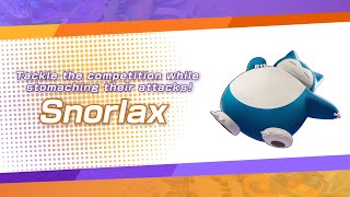 Snorlax Character Spotlight  Pokémon UNITE [upl. by Jordison]