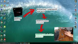 Upgrade STB B860H v5 Android 9 menjadi Android 10 [upl. by Htebi]