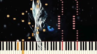 The Night King  Game of Thrones  Piano Tutorial Synthesia [upl. by Otiv]