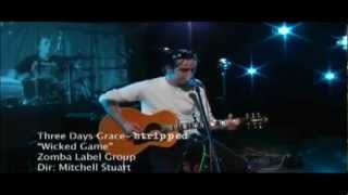 Adam Gontier  Wicked Game Stripped HD CC [upl. by Ellehcil]