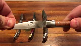 Review of four Laguiole pocket knives [upl. by Utas]