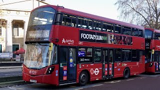 London Bus Route 243  Waterloo to Wood Green  Subtitles [upl. by Cohe]