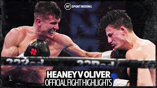 Nathan Heaney v Ryan Oliver fight highlights [upl. by Laurentium]