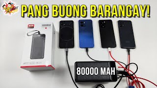 80000mAh POWERBANK na Pang Buong Barangay [upl. by Reisch51]