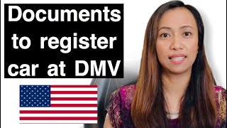 What You Need To Register Your Car at Department of Motor Vehicles DMV [upl. by Araiek]