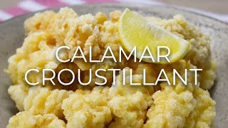 Crispy Fried Calamari Recipe  Calamar Croustillant 🇲🇺 [upl. by Naicul]