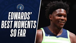 Anthony Edwards HIGHLIGHT Moments From His Rookie Campaign So Far [upl. by Atlee944]