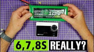 Can a ToolkitRC M8 smart charger really charge 6S and 8S batteries [upl. by Llewop]