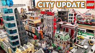 Placing the LEGO Sanctum Sanctorum amp City Update [upl. by Parfitt]