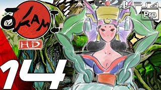 Okami HD  Gameplay Walkthrough Part 14  Evil Rao amp Oni Island PS4 PRO Remastered [upl. by Ahsiken]