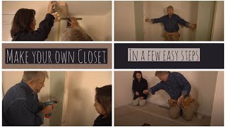 How to Build a Simple Closet [upl. by Odrude]