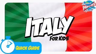 Italy for Kids Fun and facts [upl. by Meldoh]