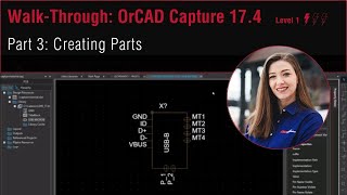 How to Create Parts in OrCAD Capture 174 [upl. by Irik]