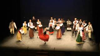 Latvian traditional folk dance Govju kazāks [upl. by Alver457]