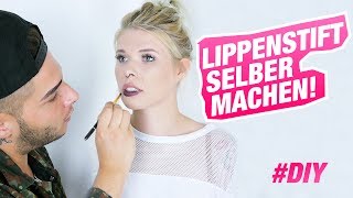 Lippenstift selber machen  mit nur 2 Zutaten  Rick macht schick [upl. by Tnattirb]