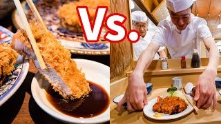 Best Japanese Tonkatsu  GOLDEN BOAR Gourmet Vs OldStyle Food in Tokyo Japan [upl. by Leighland]