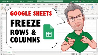 How to Simultaneously Freeze Row and Columns in Google Sheets [upl. by Aevin]