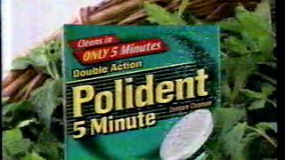 2000 Polident 5 Minute Commercial [upl. by Hodge]