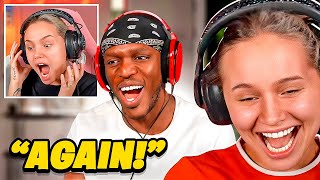 Talia Mar Reacts To KSI Trolling Talia [upl. by Ioves]