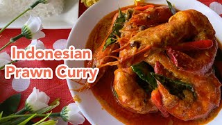 INDONESIAN PRAWN CURRY RECIPE  Sus Cookbook [upl. by Beka]