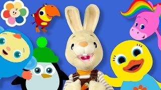 Vídeos Educativos Para Crianças – Compilação  Cores Números e Desenhos Educativos  BabyFirst TV [upl. by Aliled]