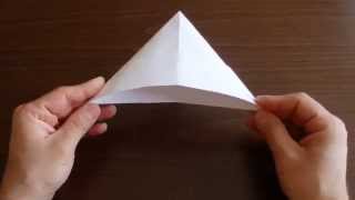 Czapka z papieru  Origami 3 Paper hat [upl. by Ericksen]