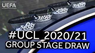 UEFA CHAMPIONS LEAGUE 202021 Group Stage Draw amp UEFA Awards [upl. by Mehta]