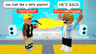 RAP BATTLING as a ROBLOX RAP GOD [upl. by Sumetra]