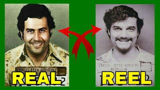 Narcos Netflix Cast vs Real Life Characters  Pablo Escosbar [upl. by Kinata]