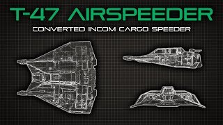 Star Wars T47 quotSnowspeederquot  Vehicle Breakdown [upl. by Mame589]