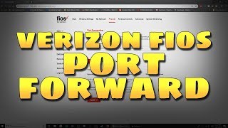 How to Port ForwardOpen Ports on Verizon FIOS Router [upl. by Aerua]