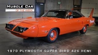 1970 Plymouth Superbird 426 Hemi Muscle Car Of The Week Video 57 [upl. by Duleba]