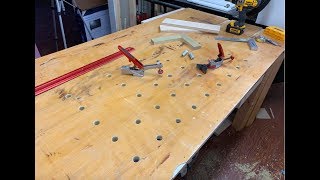 How To Drill Bench Dog Holes [upl. by Pirri]