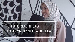 3 Tutorial Hijab Laudya Cynthia Bella [upl. by Arednaxela190]