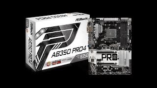 ASRock AB350 PRO4 Motherboard Unboxing and Overview [upl. by Rotman]