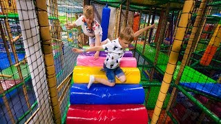 Indoor Playground Fun at Lek amp Buslandet for Family and Kids [upl. by Elleynad]