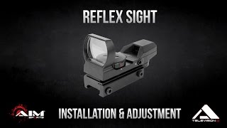 AIM Sports Inc Tutorial  Reflex Sights [upl. by Zena]