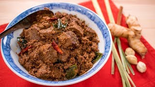 Beef Rendang Recipe  Pais Kitchen  Malaysian  Indonesian Recipe [upl. by Aziza]