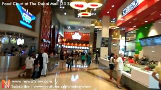 Food Court at The Dubai Mall  Mc Donald Dubai  Subway Dubai  Burger King [upl. by Elysee]