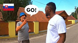 How Do Slovak Villagers React To a Black Foreigner [upl. by Esiole]