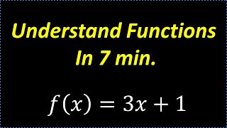 Learn Functions – Understand In 7 Minutes [upl. by Sidoney]