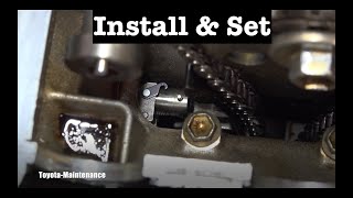 How to install and set Timing Chain Tensioner [upl. by Nynahs895]