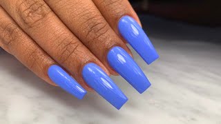 HOW TO Perfectly Apply Gel Polish Over Acrylic For Beginners BORN PRETTY [upl. by Euqilegna810]