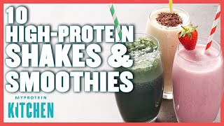 10 Delicious HighProtein Shake amp Smoothie Recipes  Myprotein [upl. by Warms454]