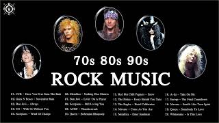 70s 80s 90s Rock Playlist  Best Rock Songs Of 70s 80s 90s [upl. by Hittel]