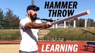 Hammer Throw Learning Basics at Home [upl. by Gathers]