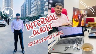 Articleship vlog  Internal Audit Vlog  CA articleship vlog  client place visit  CA [upl. by Llimaj832]